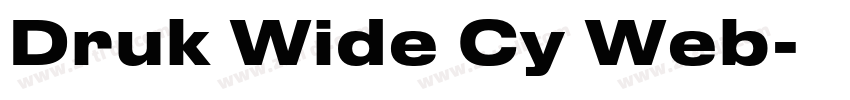 Druk Wide Cy Web字体转换